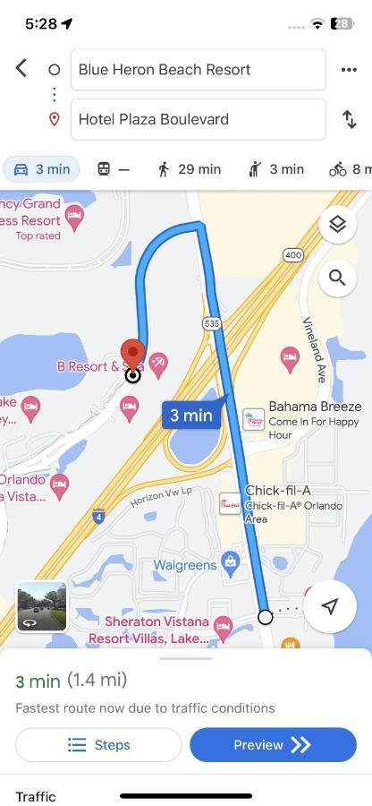 Disney Just 1 And A Quarter Mile Away, Blue Heron 1 Room 2 Bath,Amenities,6 Guests, Walk To Restaurants, No Fees At Check In Orlando Extérieur photo